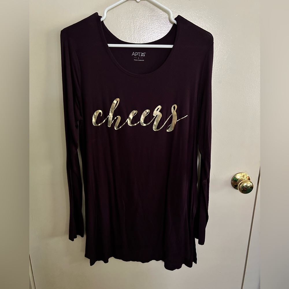 Festive stretchy tunic top